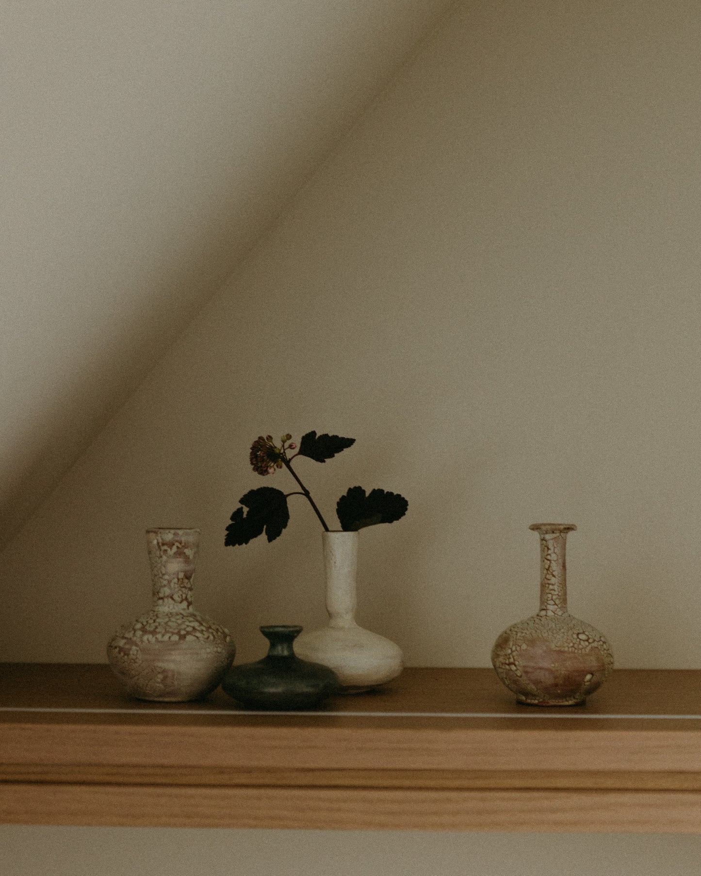 Ceramic Mini Vase, Crackled