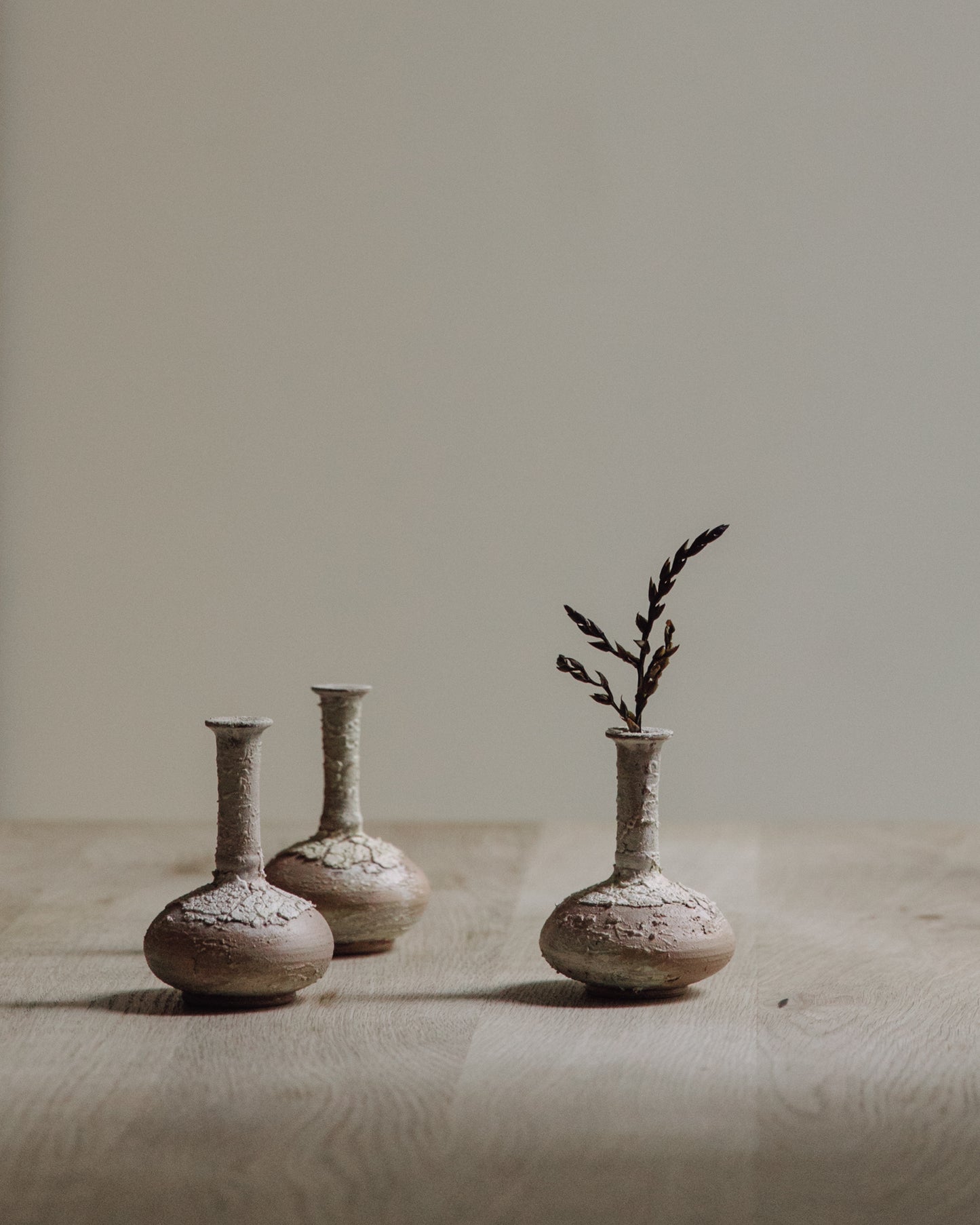 Ceramic Mini Vase, Crackled