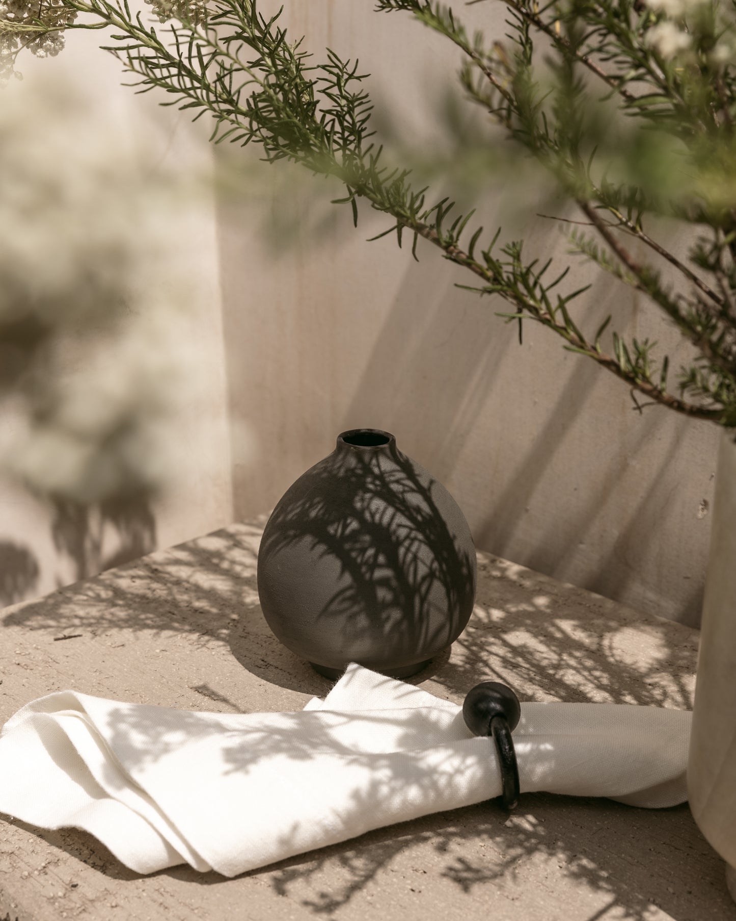 Raku Vase