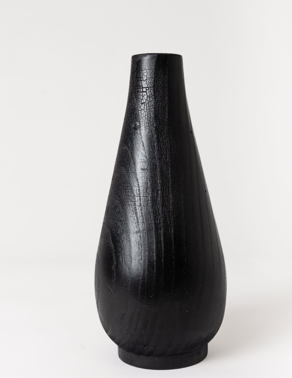 Burnt Wood Vase, Wide