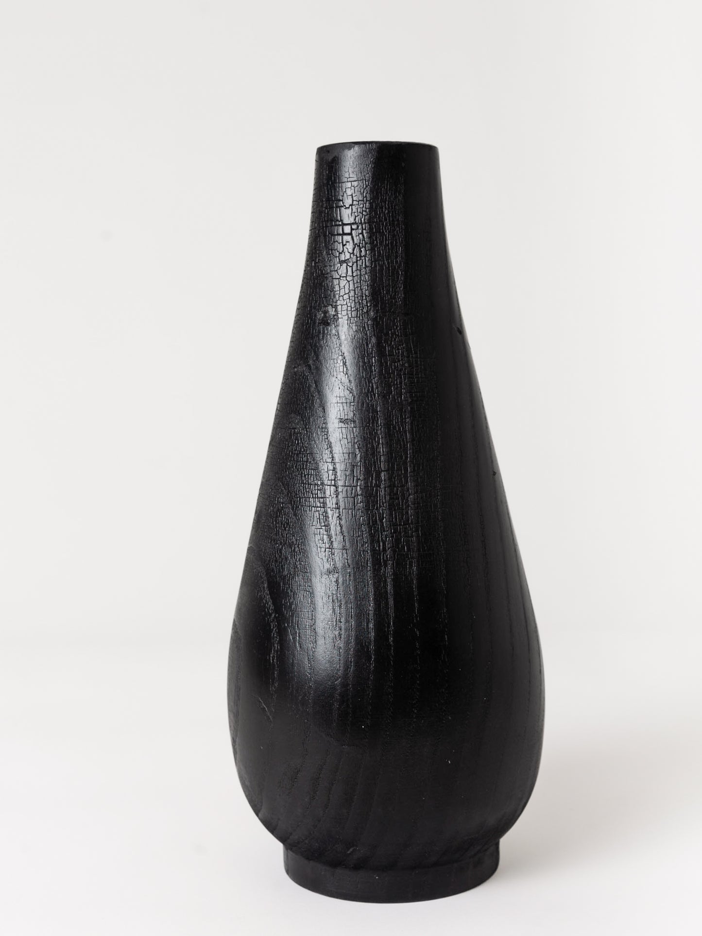 Burnt Wood Vase, Wide