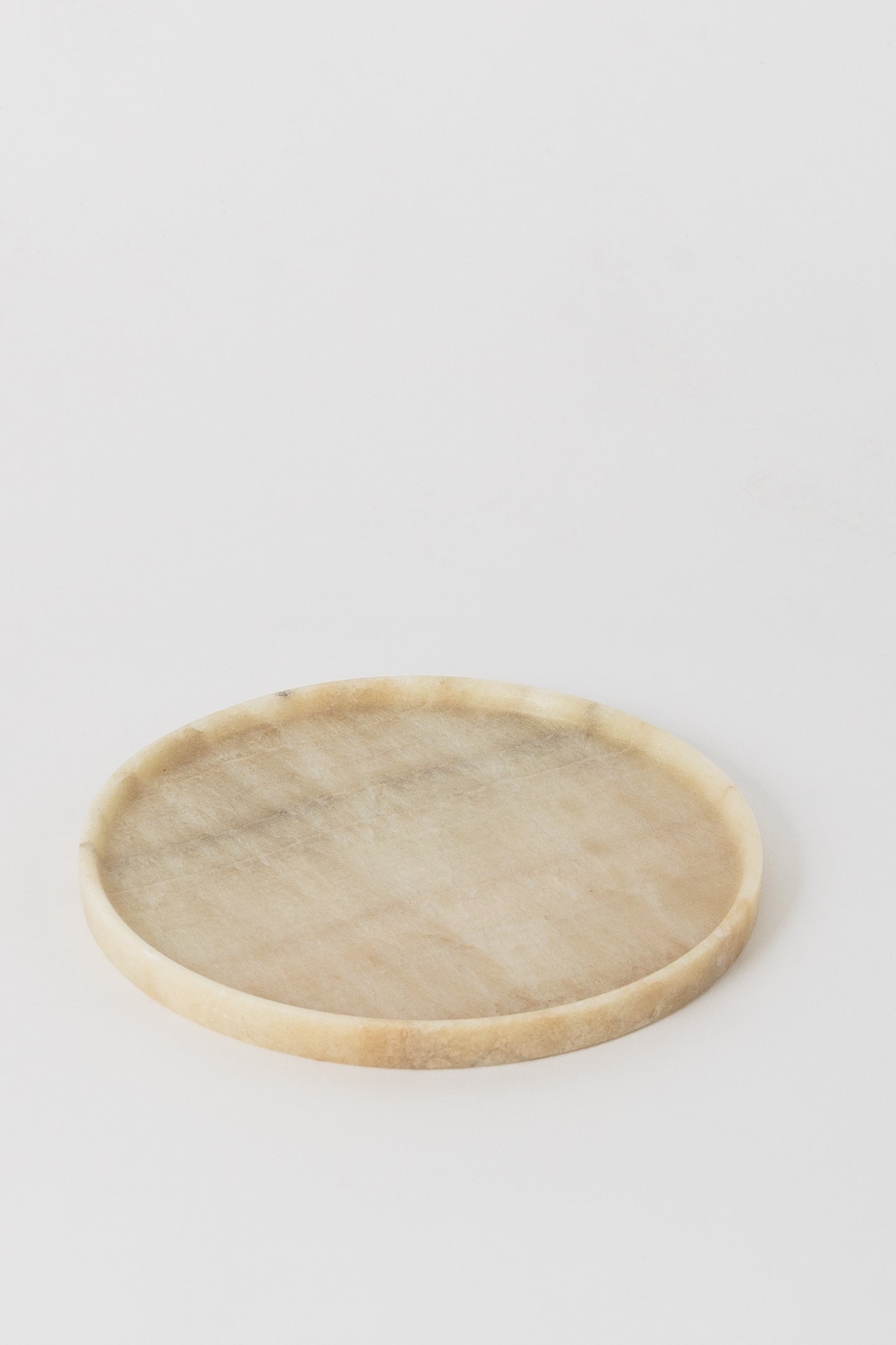 Round Tray, Onyx Marble