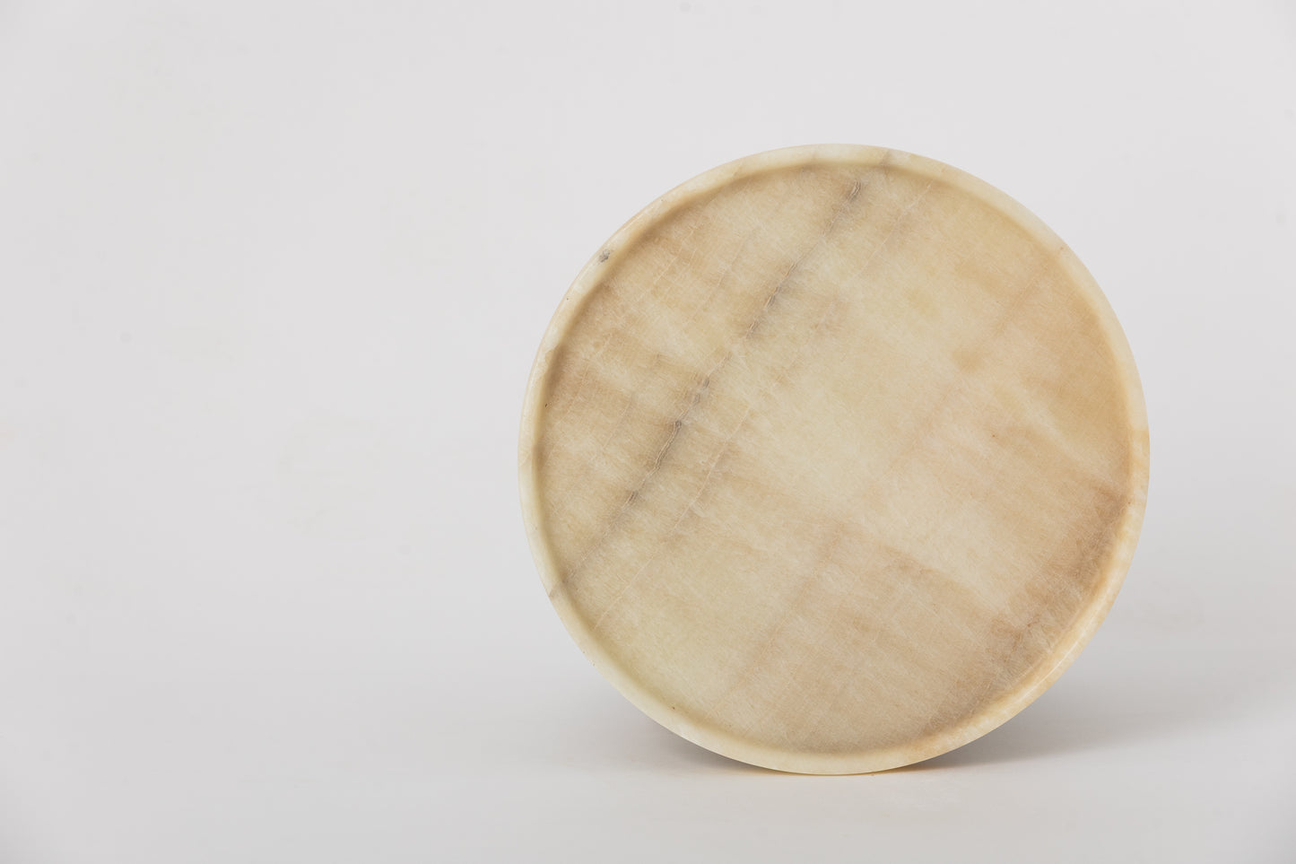 Round Tray, Onyx Marble