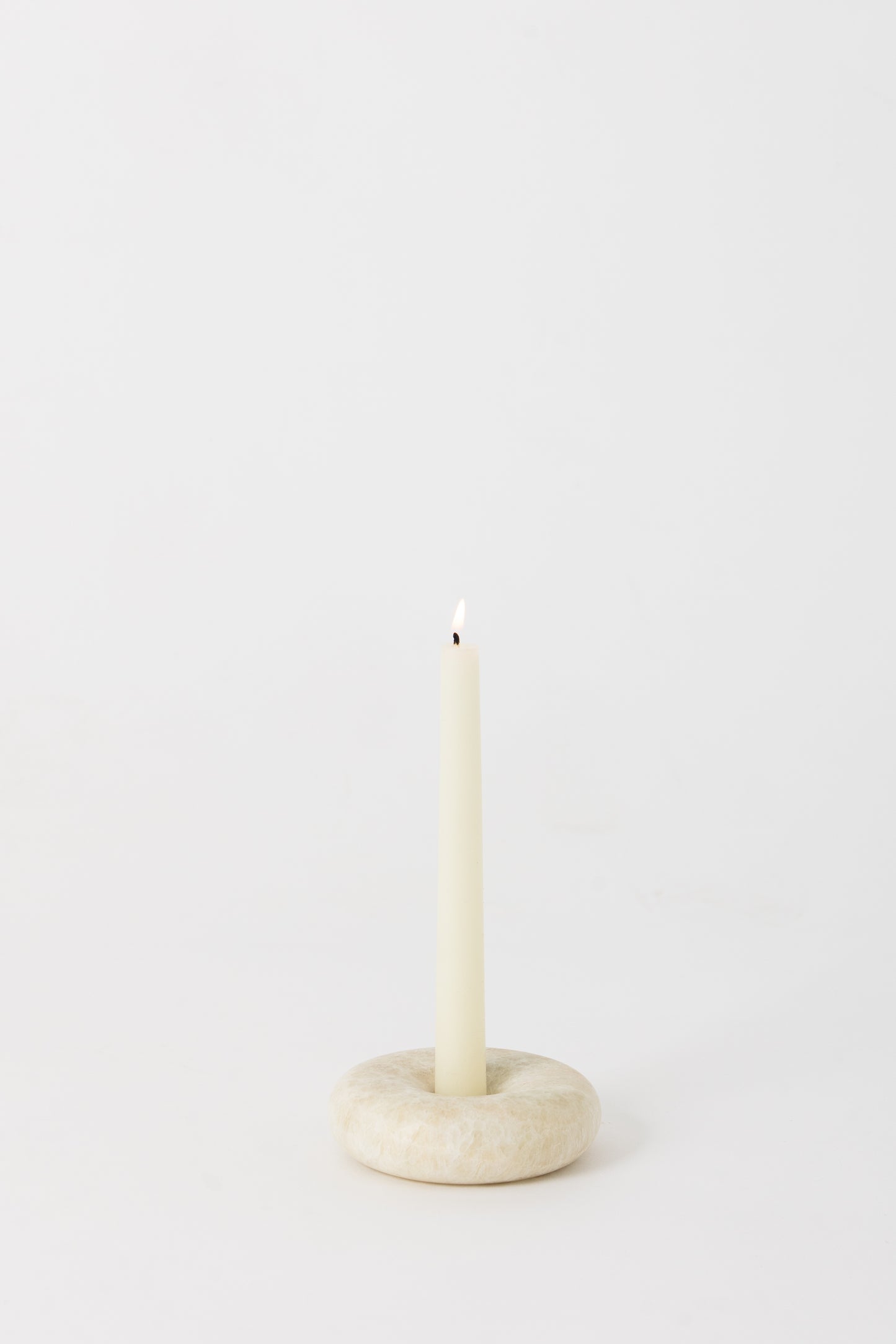 Donut Candle Holder, Onyx Mable
