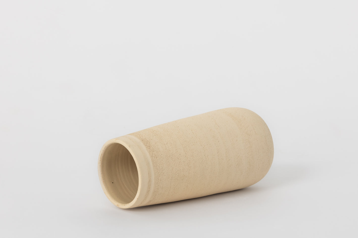 Tall Ceramic Vase, Cream