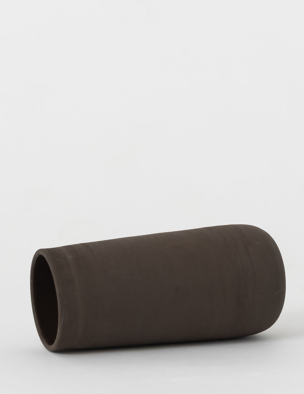 Tall Ceramic Vase, Brown