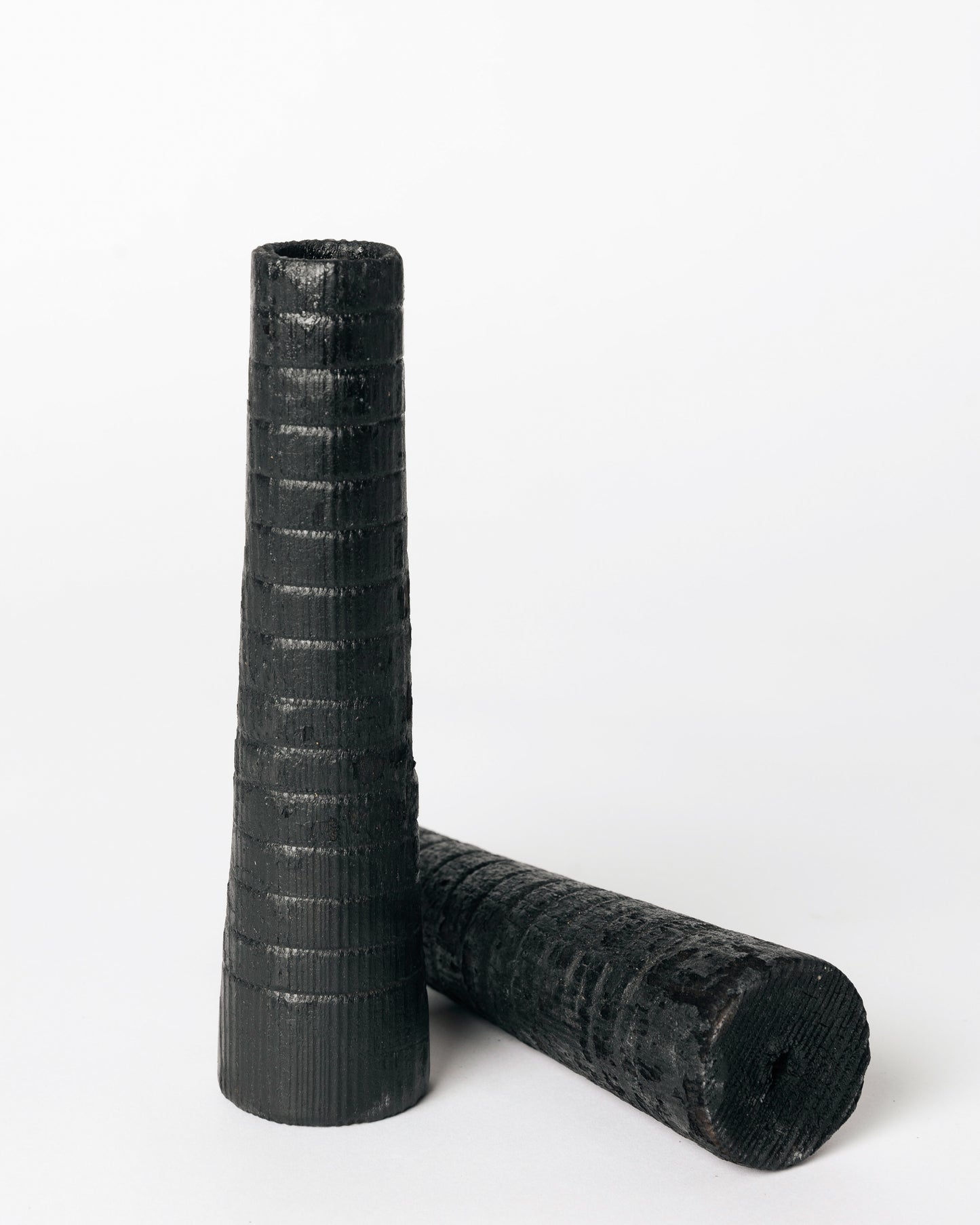 Burnt Wood Candle Holder, Large