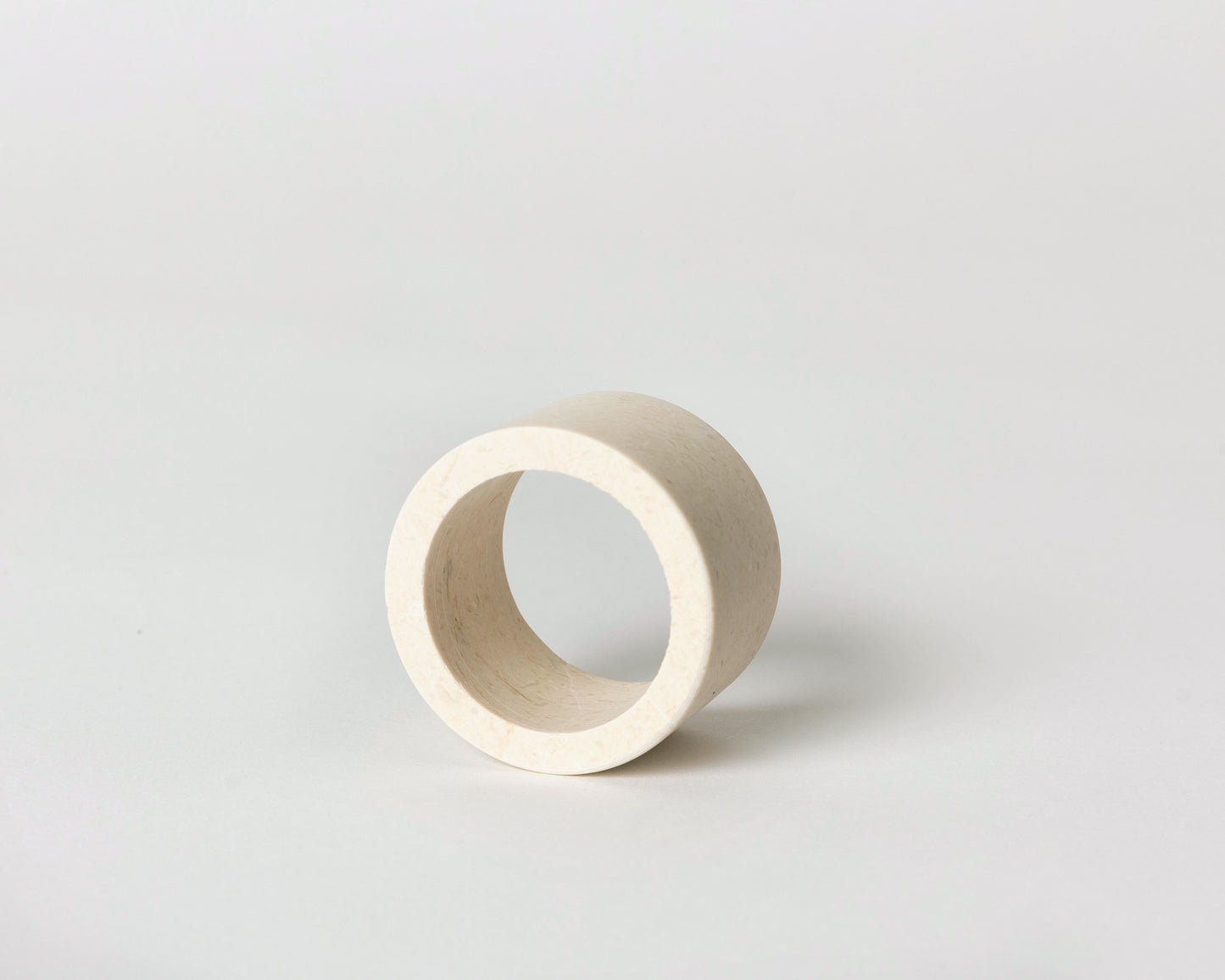 Napkin Ring, Crema Marfil Marble