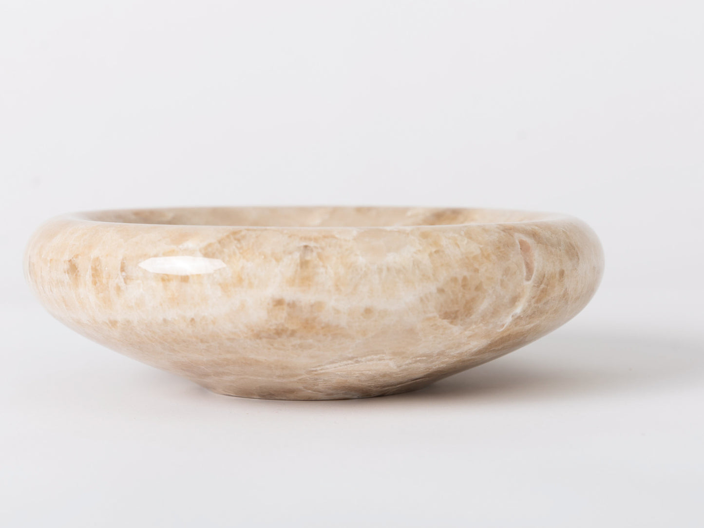 Medium Rounded Bowl, Cola Onyx Marble