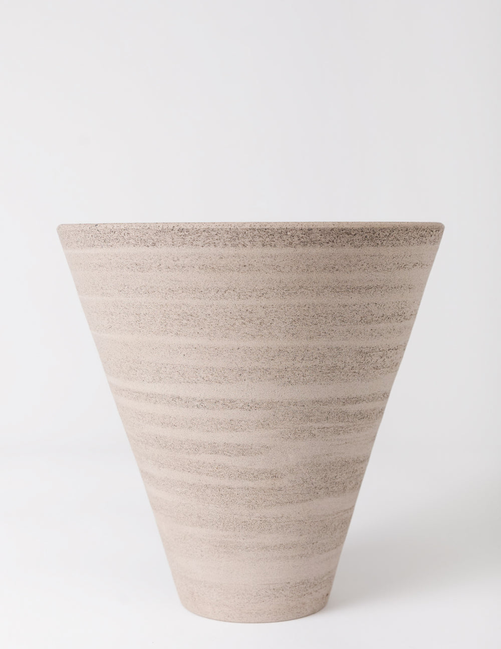 Ceramic Orchid Pot, Gray