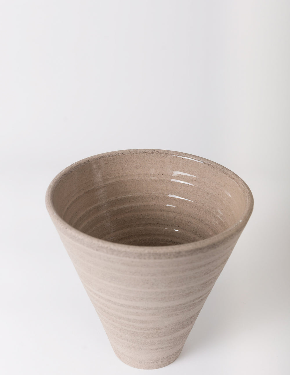 Ceramic Orchid Pot, Gray