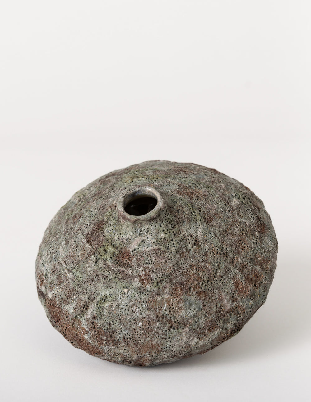 Ceramic Lava Vase, Rust