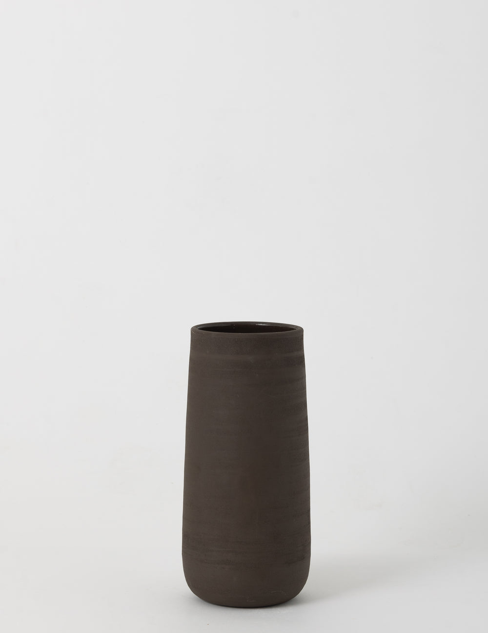 Tall Ceramic Vase, Brown