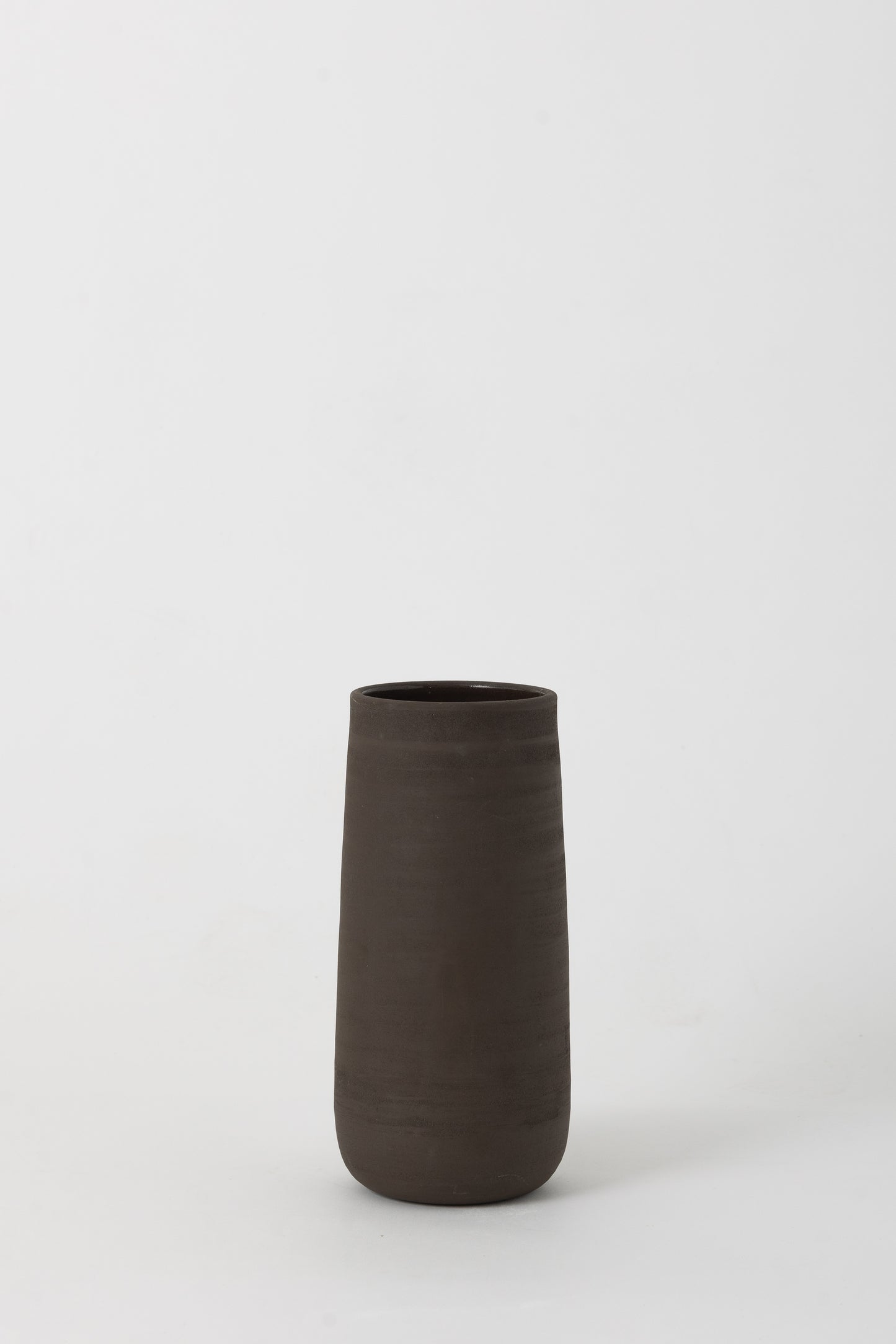 Tall Ceramic Vase, Brown