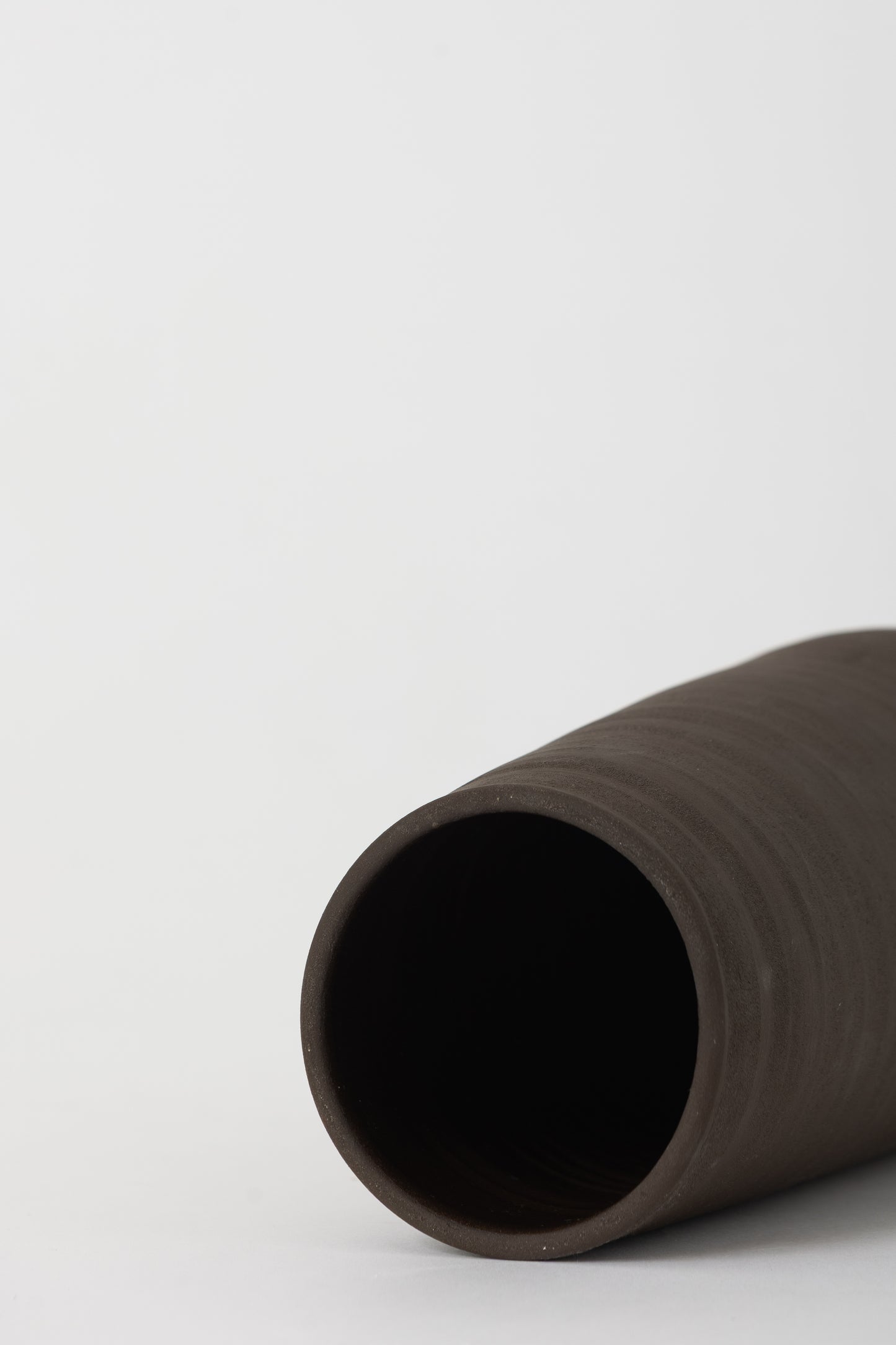 Tall Ceramic Vase, Brown