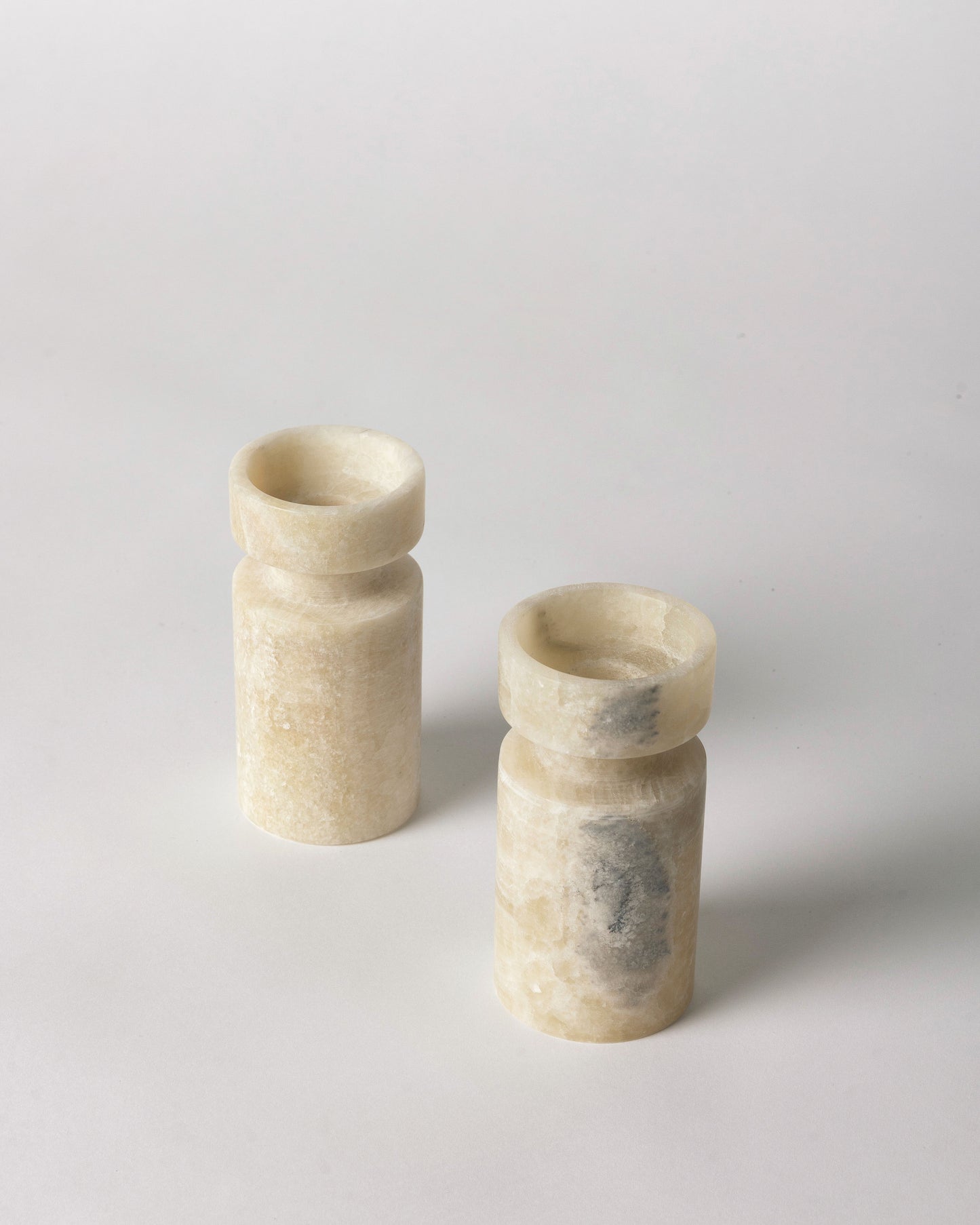 Vase/Candle Holder, Onyx Marble